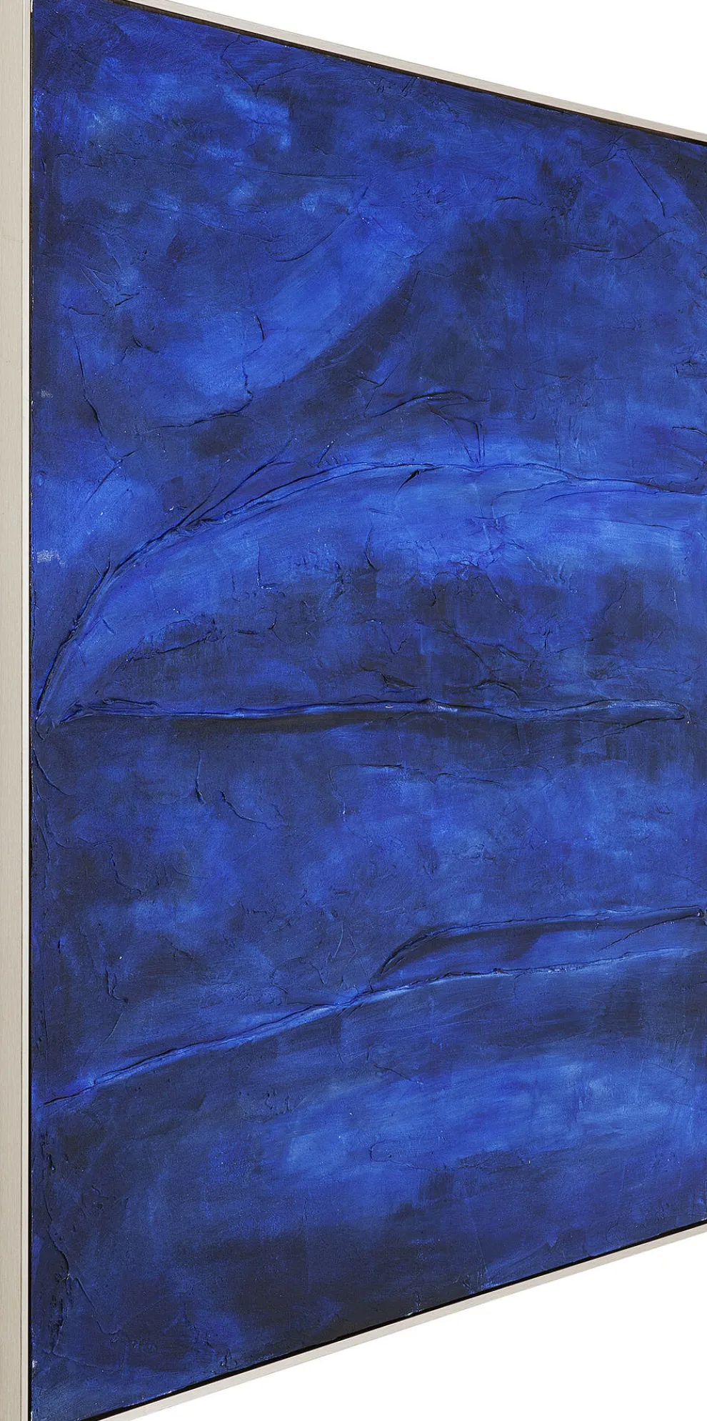 Acrylschilderij Abstract Deep Blauw 155x155cm