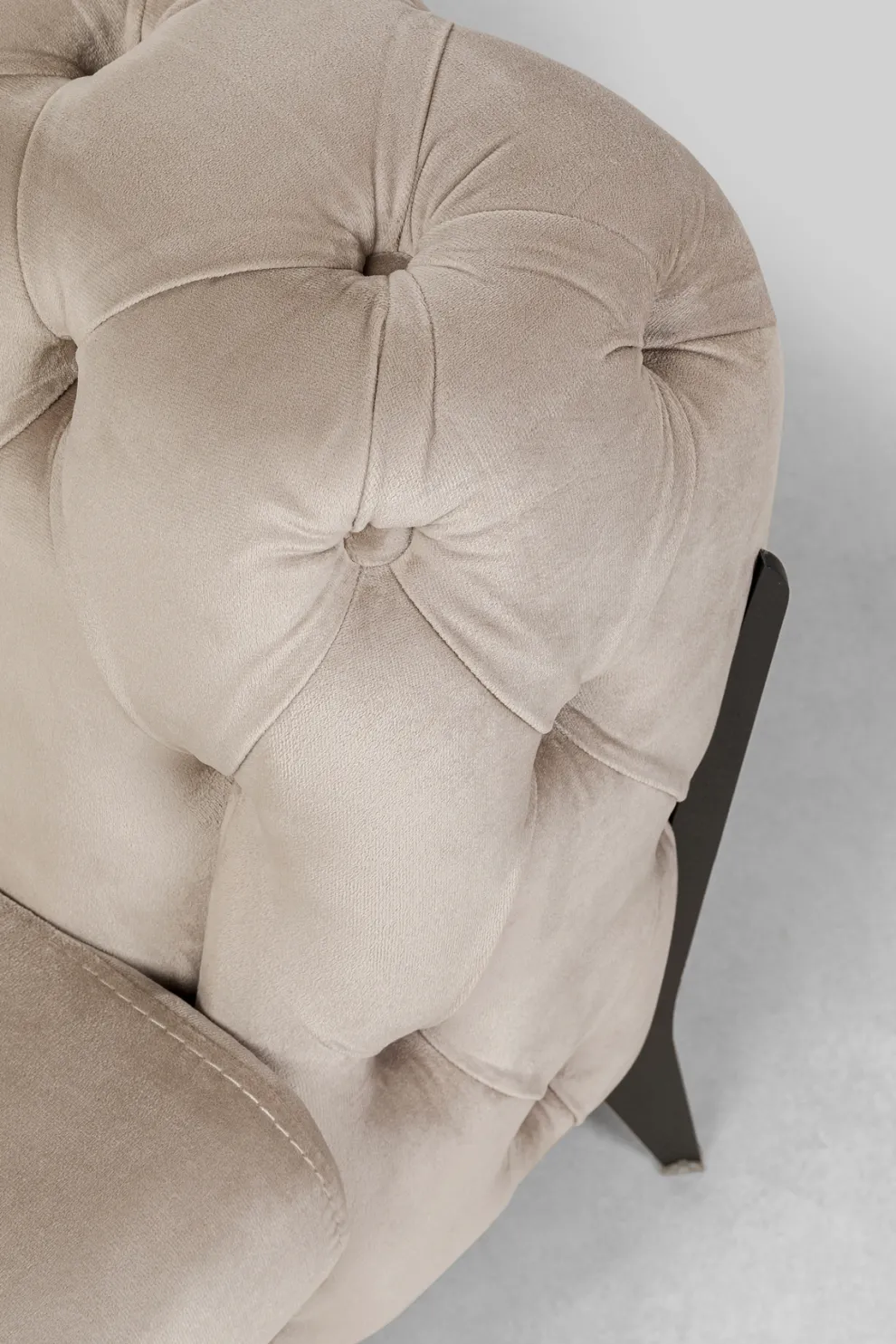 Bank Bellissima 2-Seater Velvet Beige 200cm