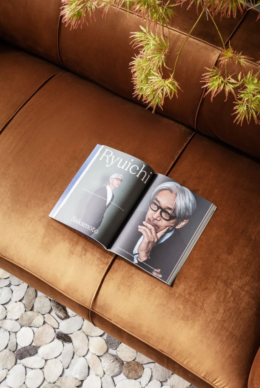 Bank Cubetto 3-Zits Fluweel Bruin