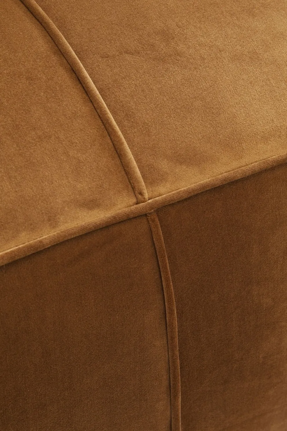 Bank Cubetto 3-Zits Fluweel Bruin