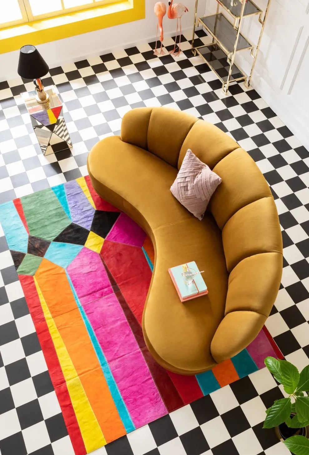 Bank Dschinn 3-Zits Amber 233cm