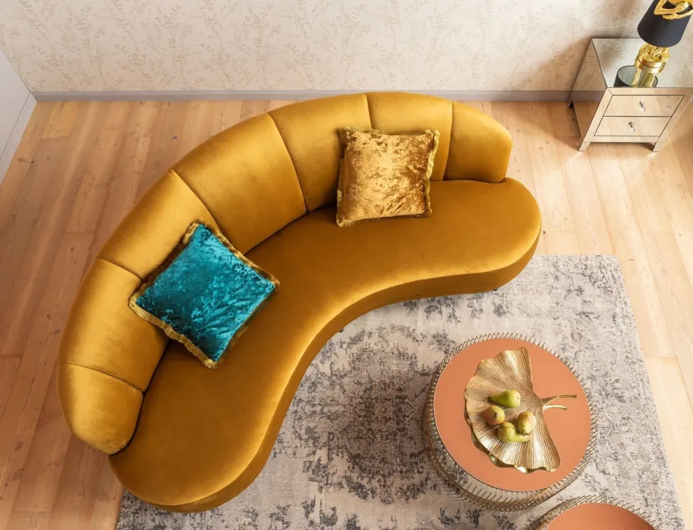 Bank Dschinn 3-Zits Amber 233cm