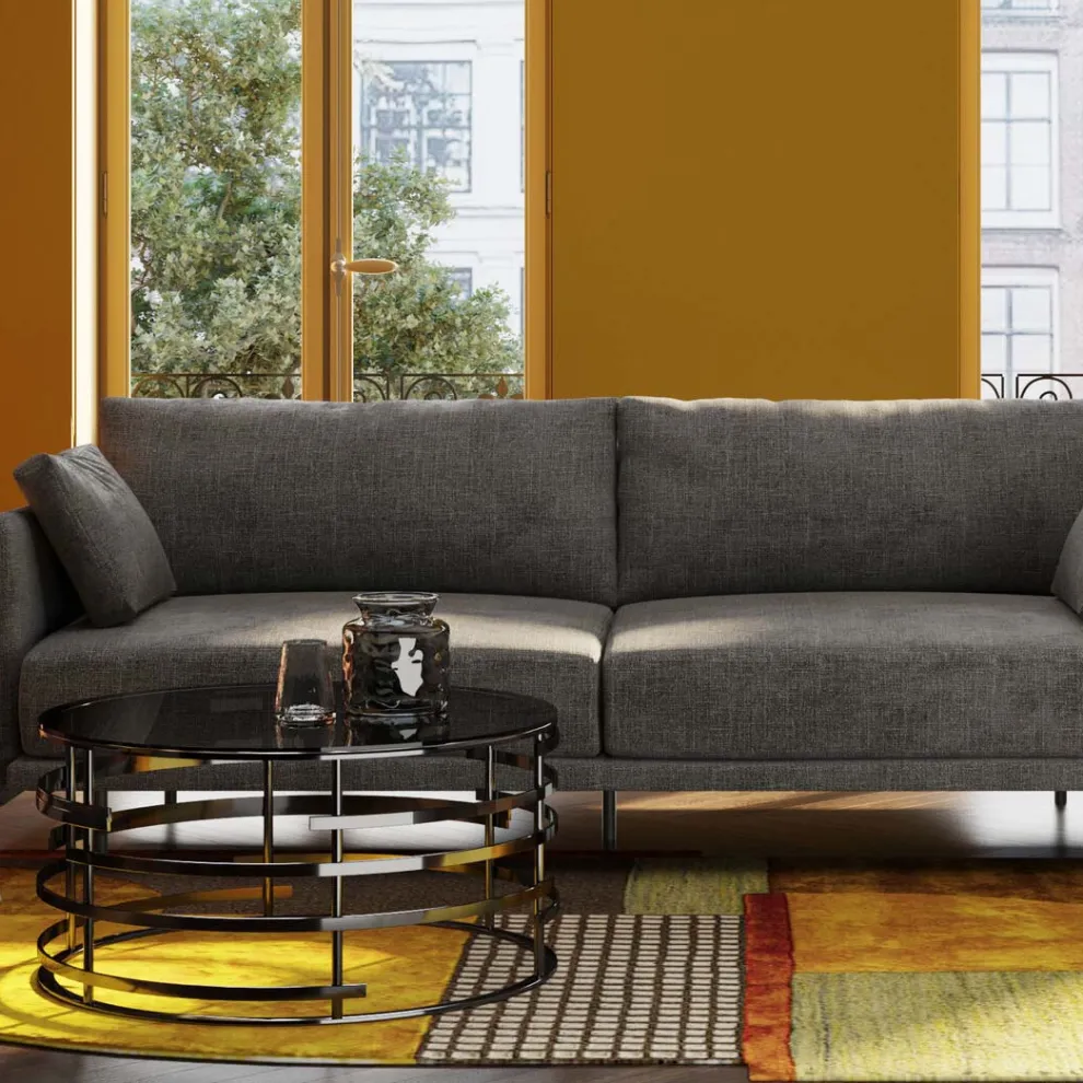 Bank Edna 3-zits Grey 245cm