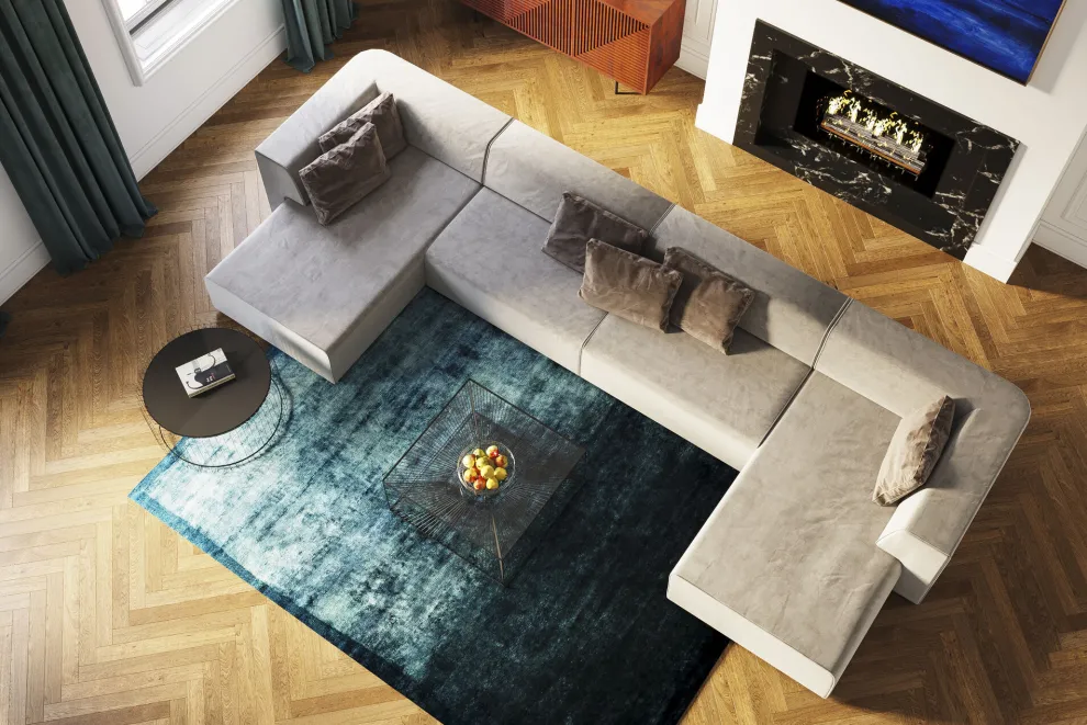 Bank Infinity Malibu Grijs 434cm