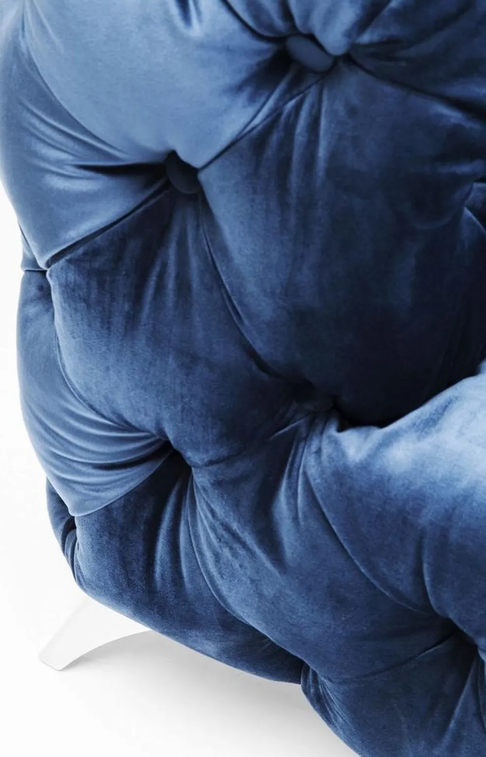 Bank Look 2-Zits Fluweel Blauw