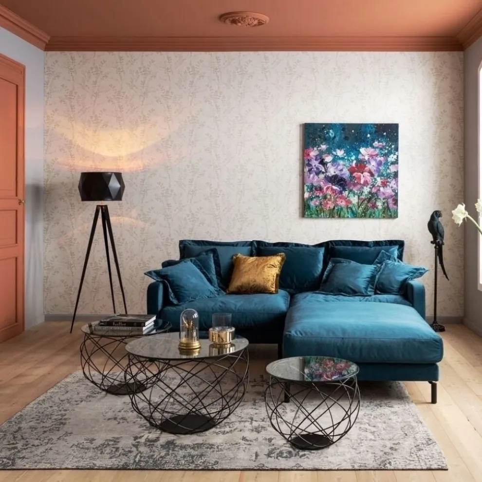 Bank Lullaby 2-Zits Petrol-Blauw