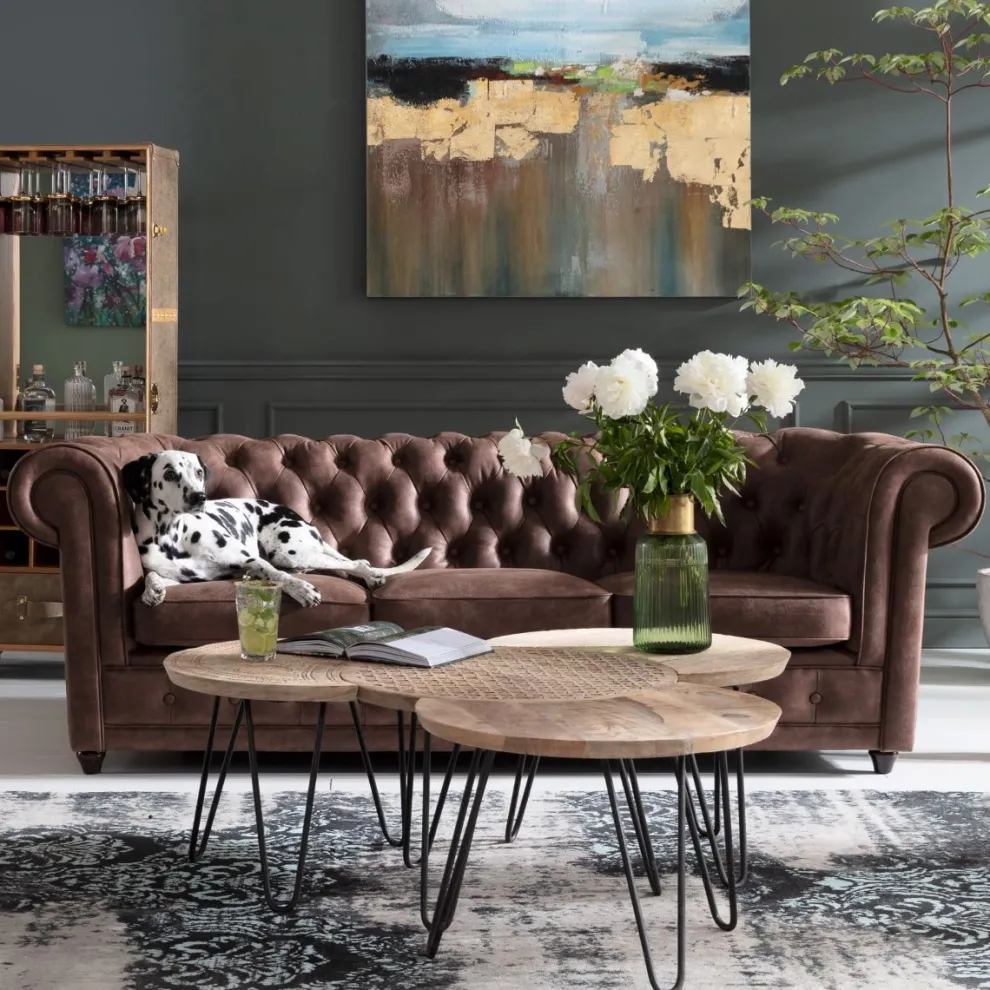 Bank Oxford 3-Zits Vintage Smart