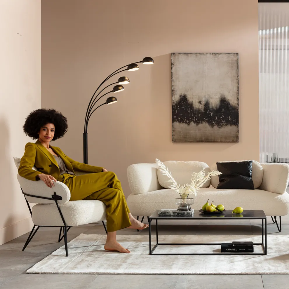 Bank Peppo 2-Zits Wit 182cm