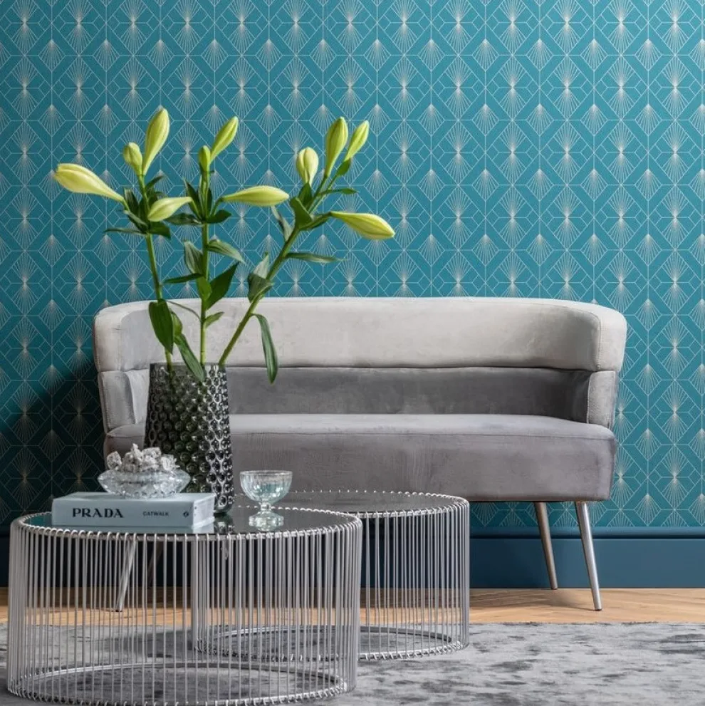 Bank Sandwich 2-Zits Grijs