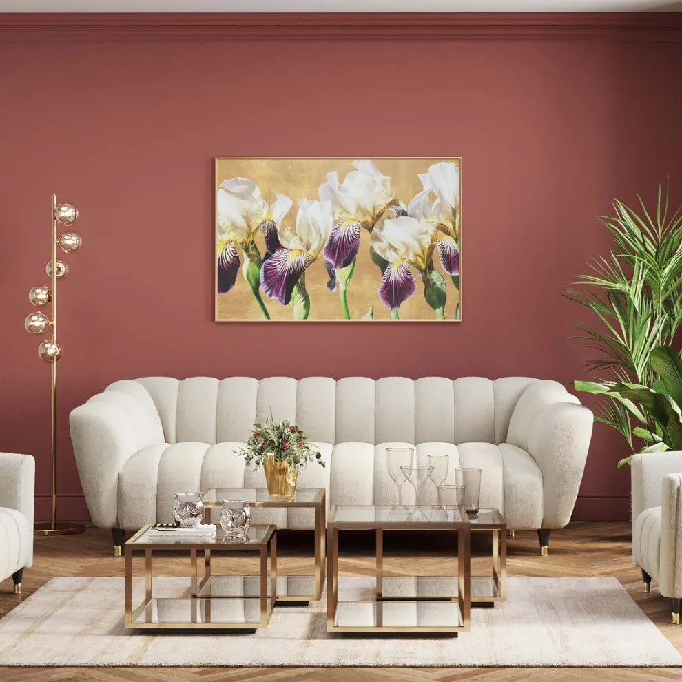 Bank Spectra 3-zits White 245cm