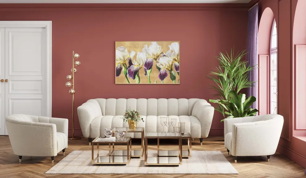 Bank Spectra 3-zits White 245cm