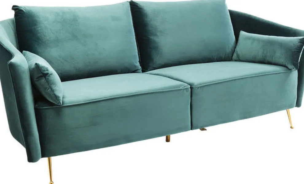 Bank Vegas Forever 3-Zits Petrol-Blauw