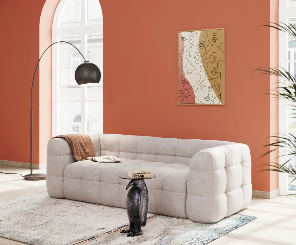 Bank 3-zits Salamanca Creme 240cm