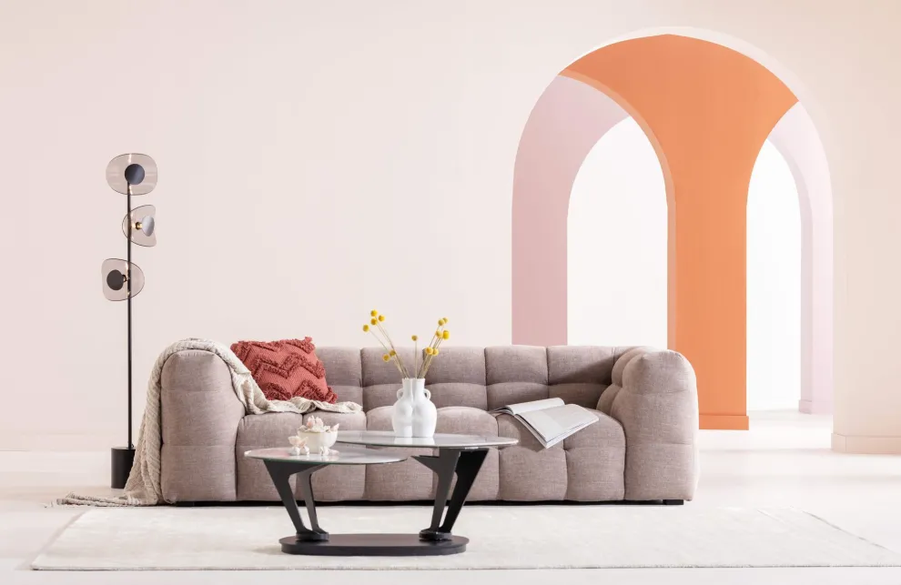 Bank 3-zits Salamanca Grey 240cm