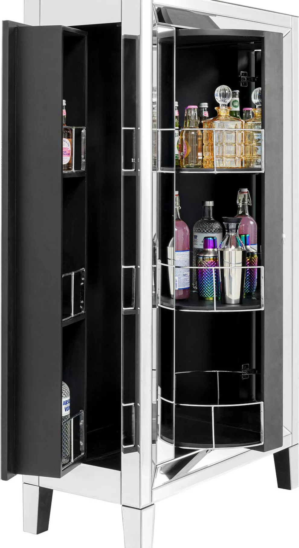 Barkast Luxury Champagne Hoogstaand 84x152cm