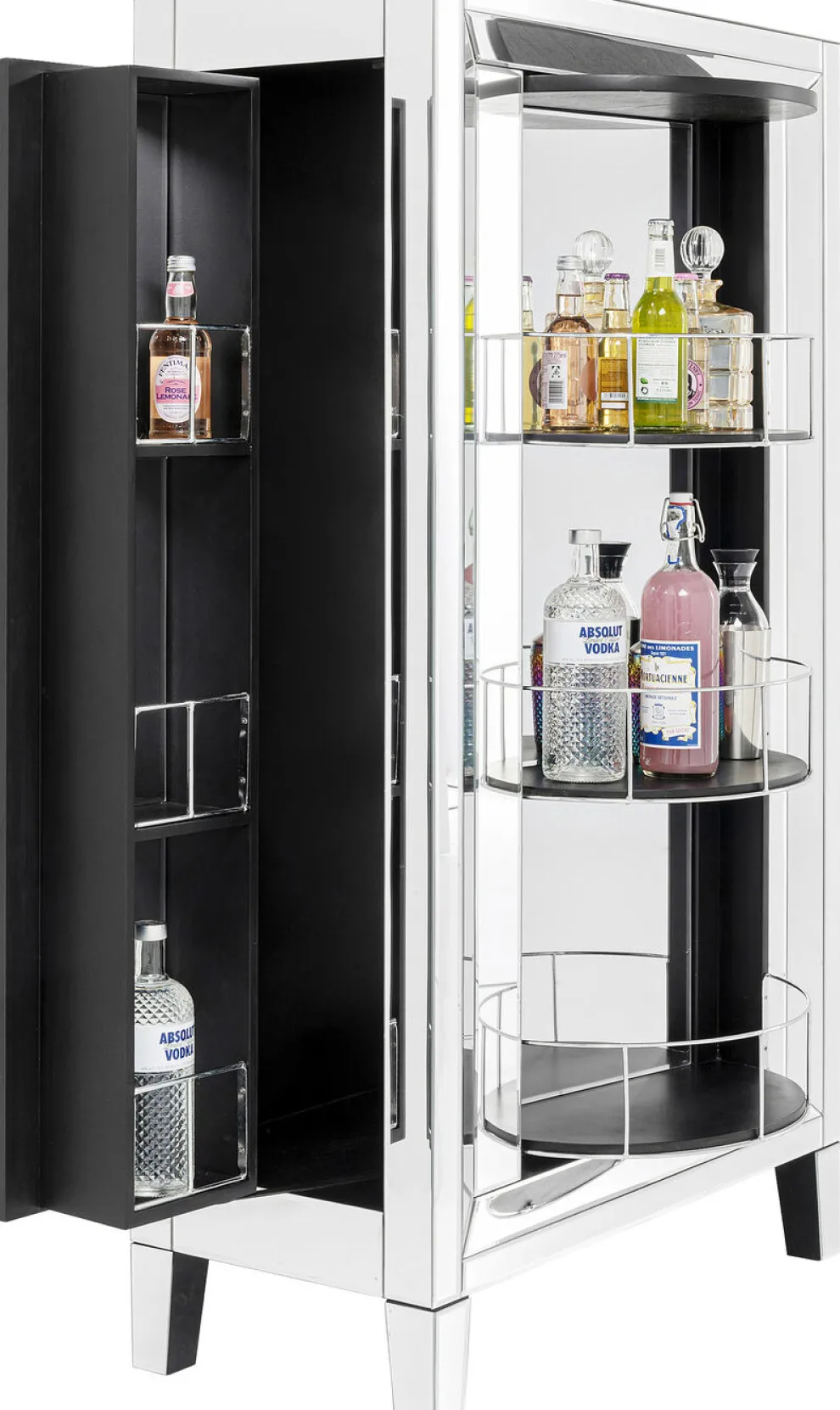 Barkast Luxury Champagne Hoogstaand 84x152cm