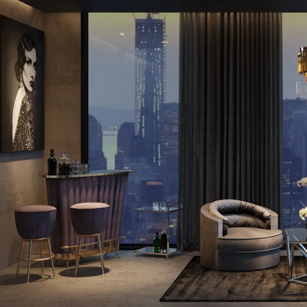 Barkruk After Work Chroom