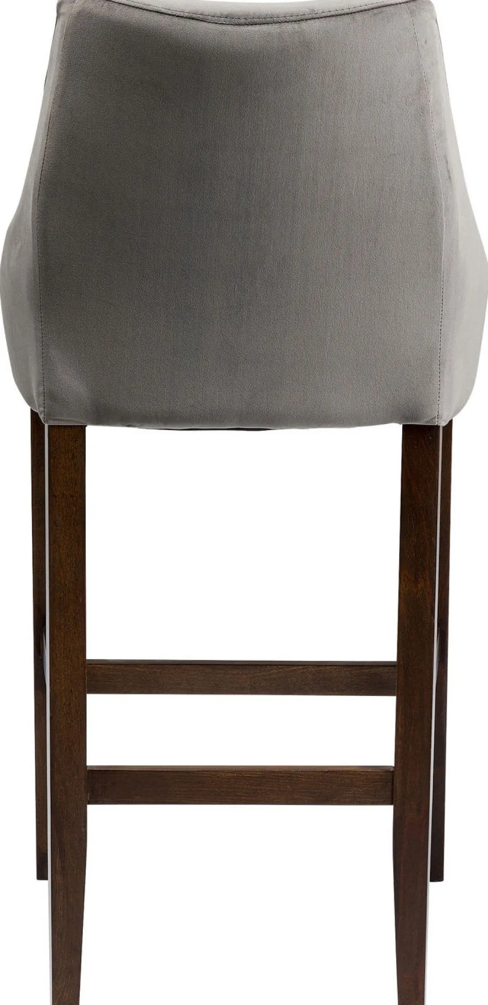 Barkruk Mode Fluweel Grijs