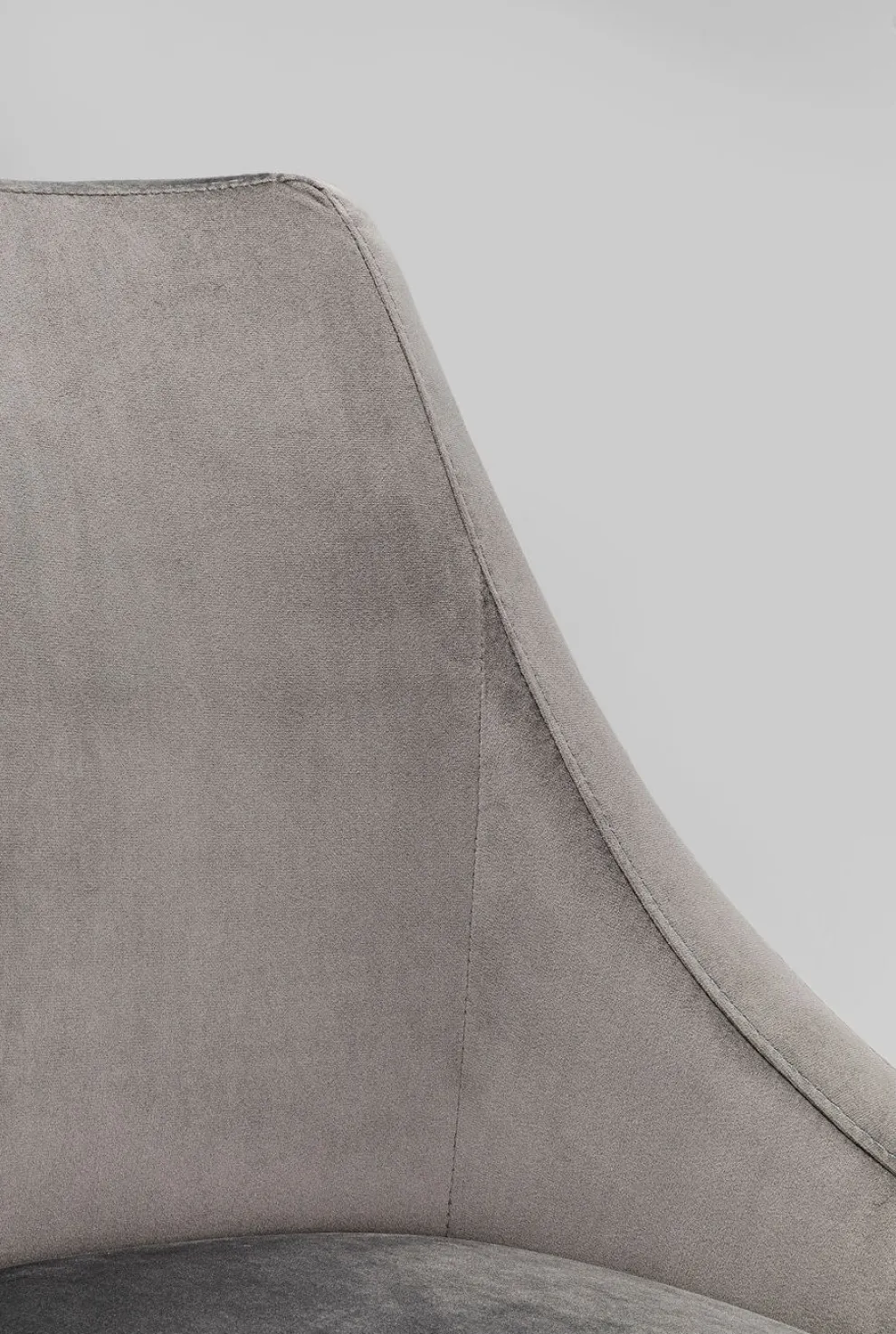 Barkruk Mode Fluweel Grijs