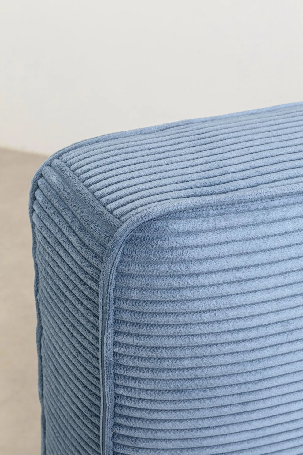 Bed East Side Cord Blue 180x200cm