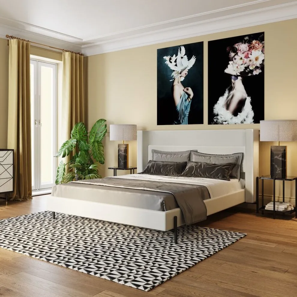 Bed Tivoli Ecru 160x200cm