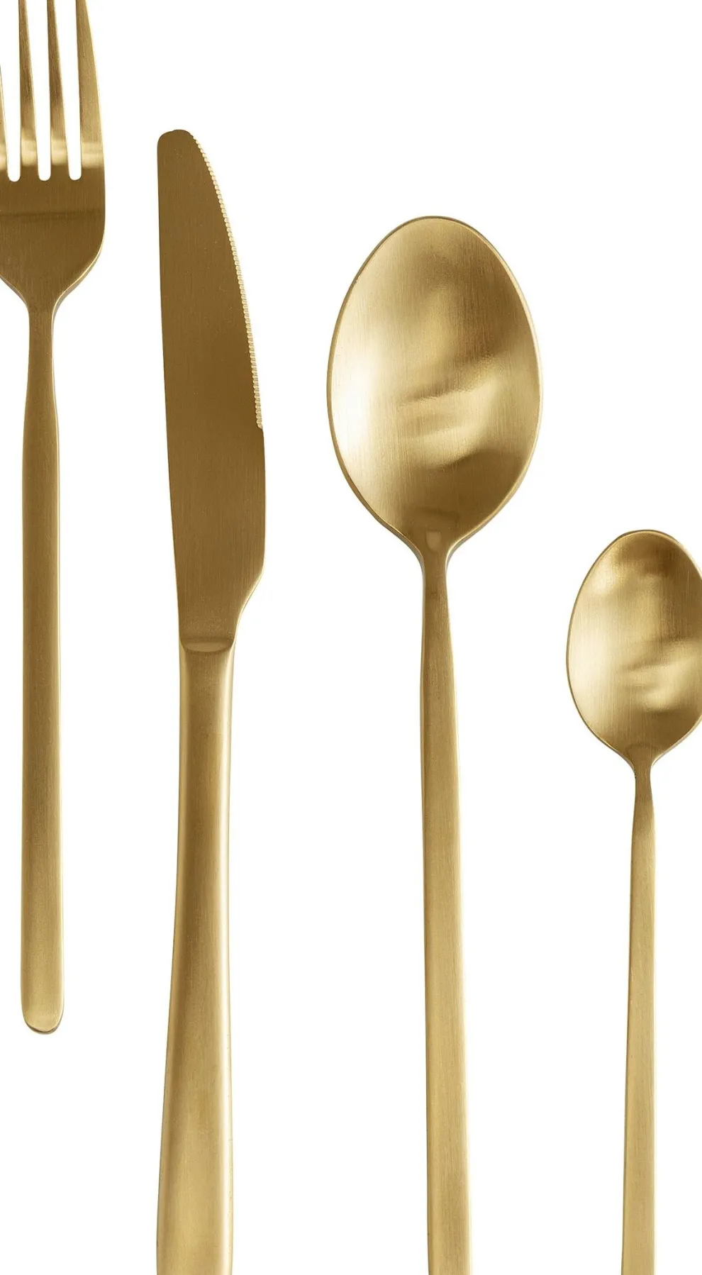 Bestek Gloria Mat Goud (16 Stuks)