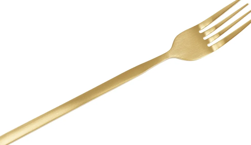 Bestek Gloria Mat Goud (16 Stuks)