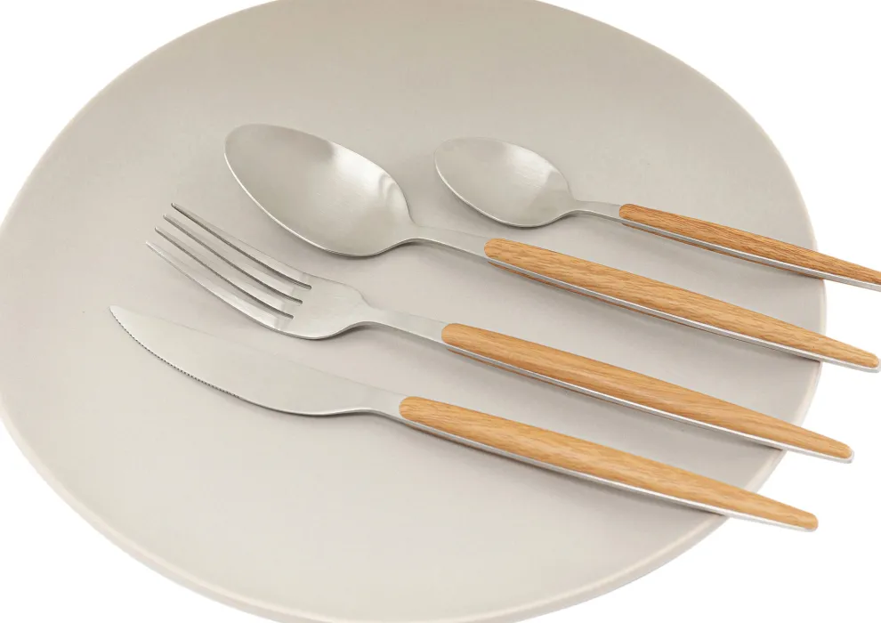 Bestek Paris Nature Silver Matt (16/part)