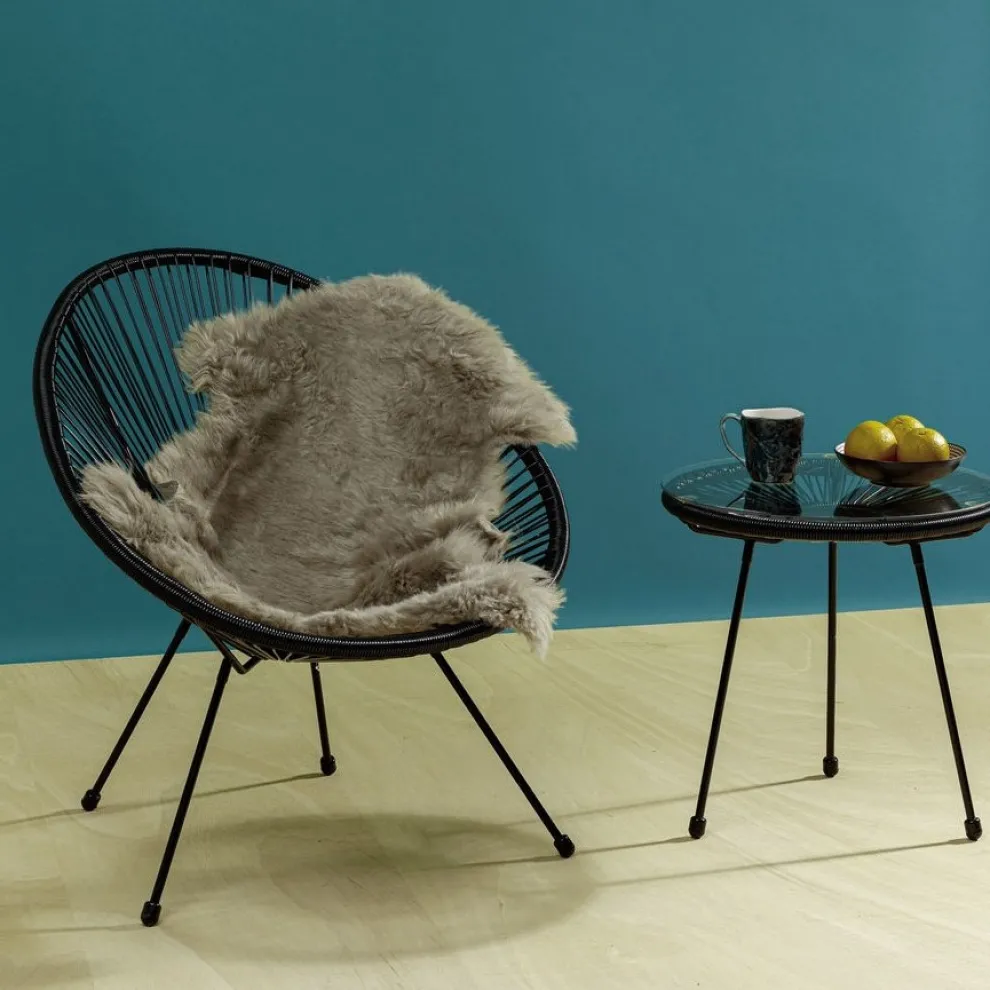 Bijzettafel Acapulco Zwart