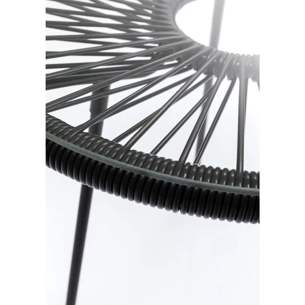 Bijzettafel Acapulco Zwart