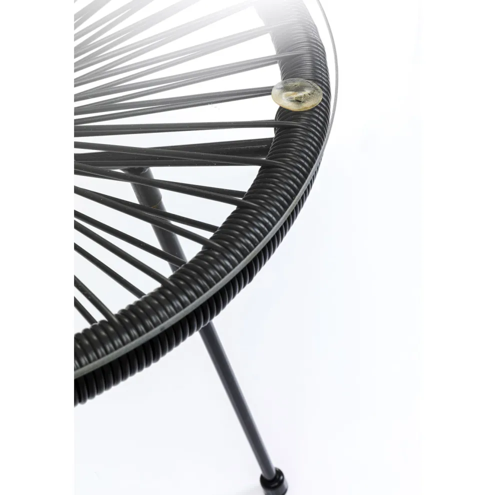 Bijzettafel Acapulco Zwart