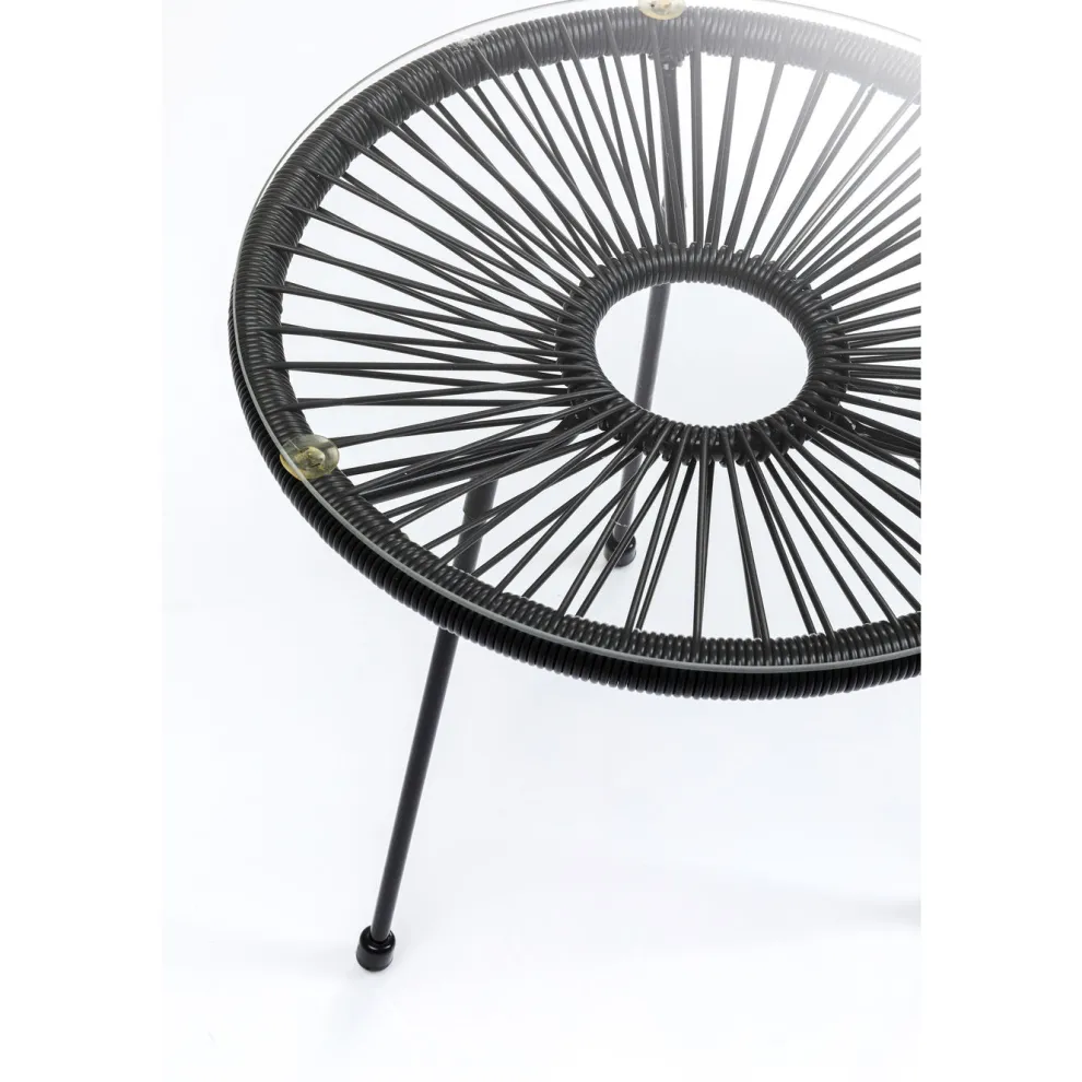 Bijzettafel Acapulco Zwart