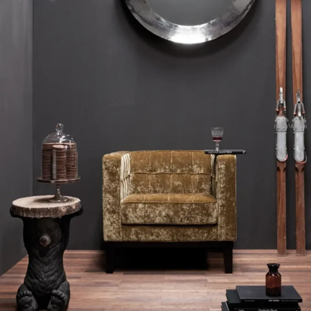 Bijzettafel Animal Beer Ø33cm