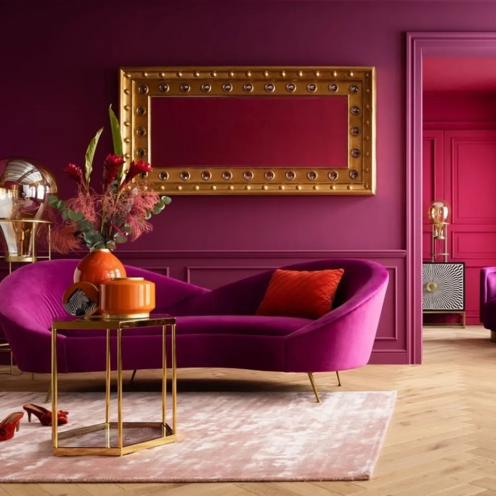 Bijzettafel Comb Goud 55cm