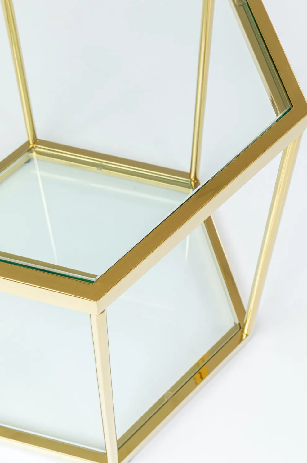 Bijzettafel Comb Goud 55cm