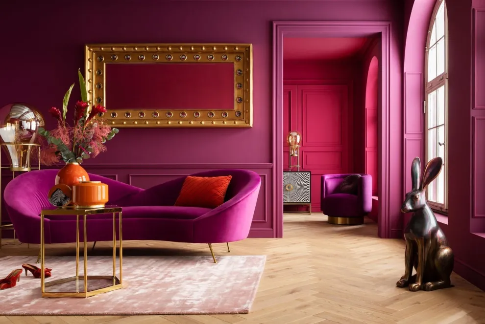 Bijzettafel Comb Goud 55cm