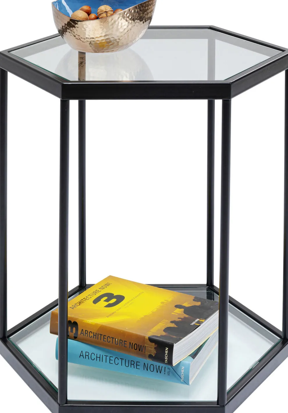 Bijzettafel Comb Zwart 55cm