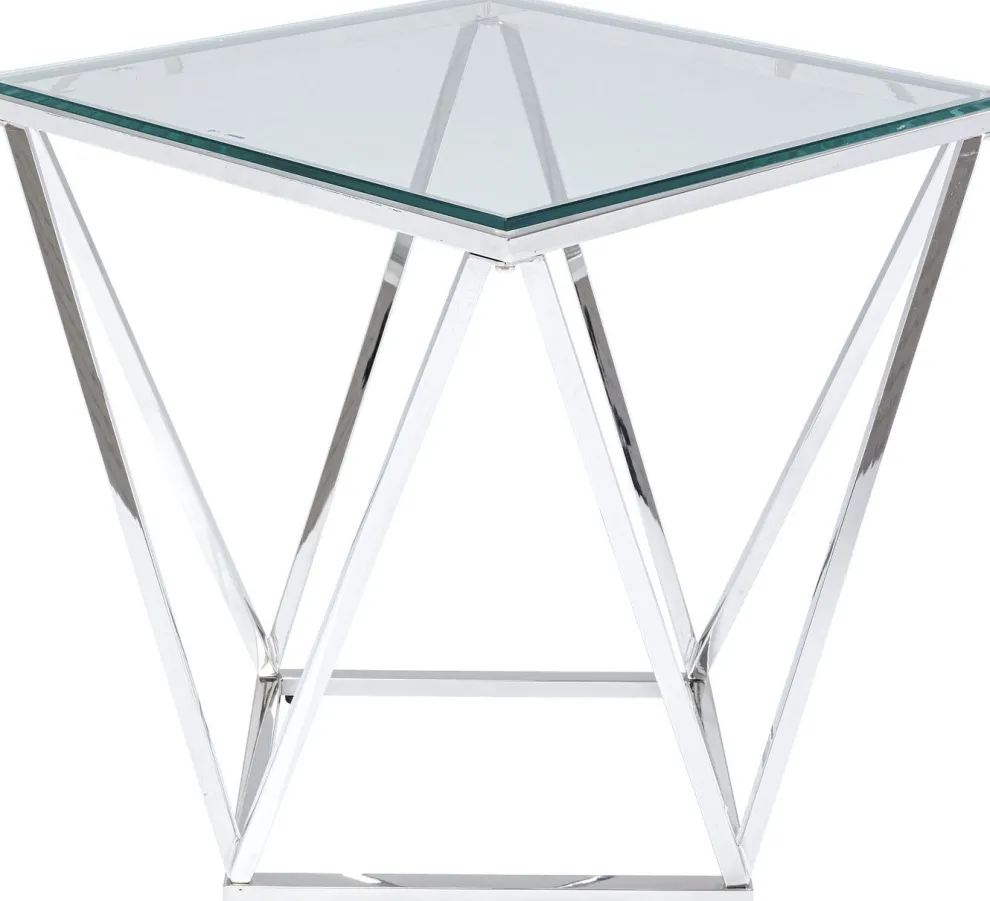 Bijzettafel Cristallo 50x50