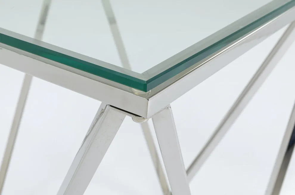 Bijzettafel Cristallo 50x50