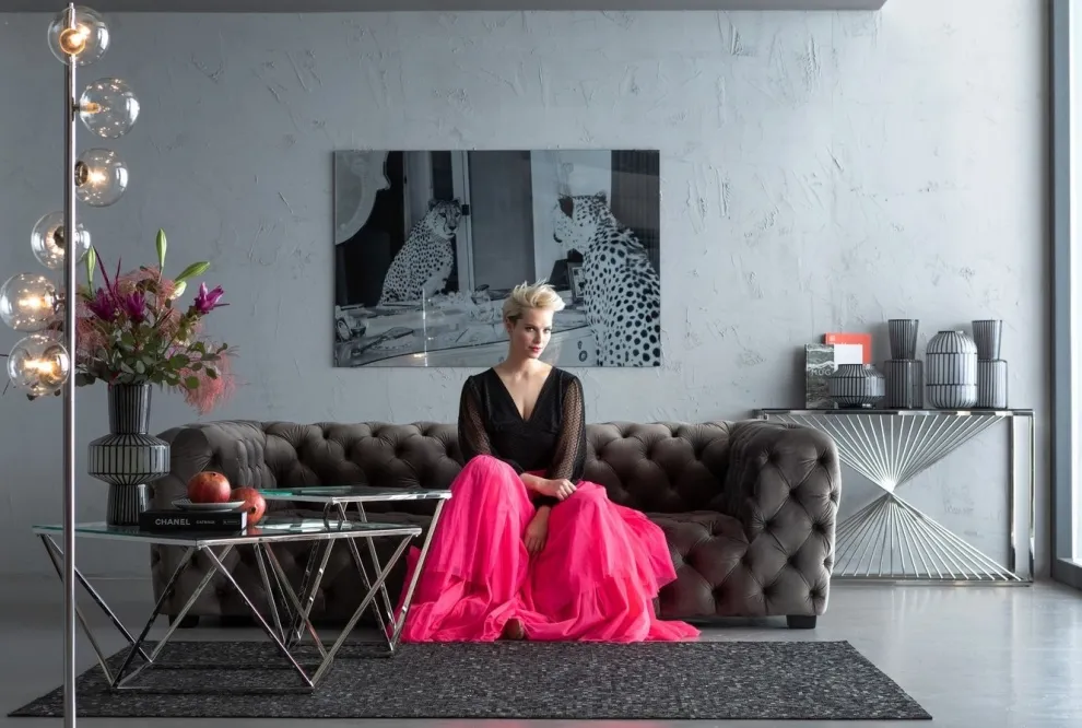 Bijzettafel Cristallo 50x50