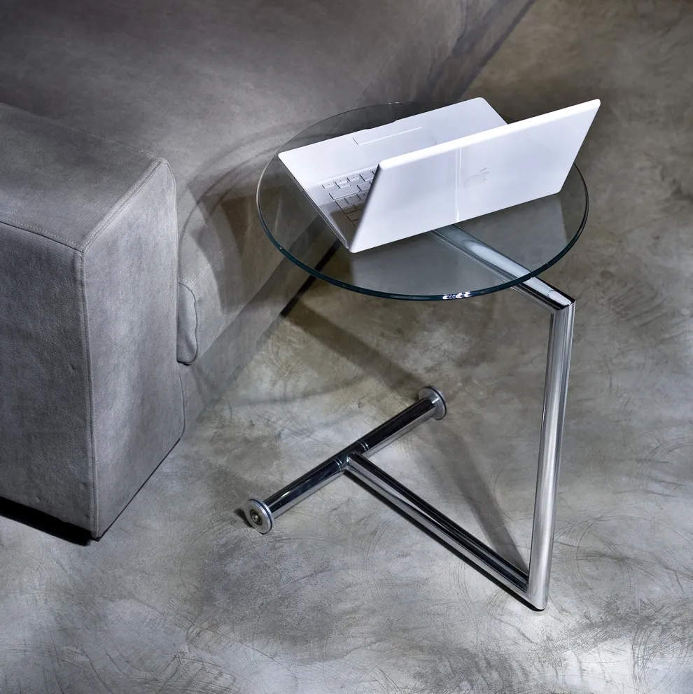 Bijzettafel Easy Living Helder Glas Ø46cm