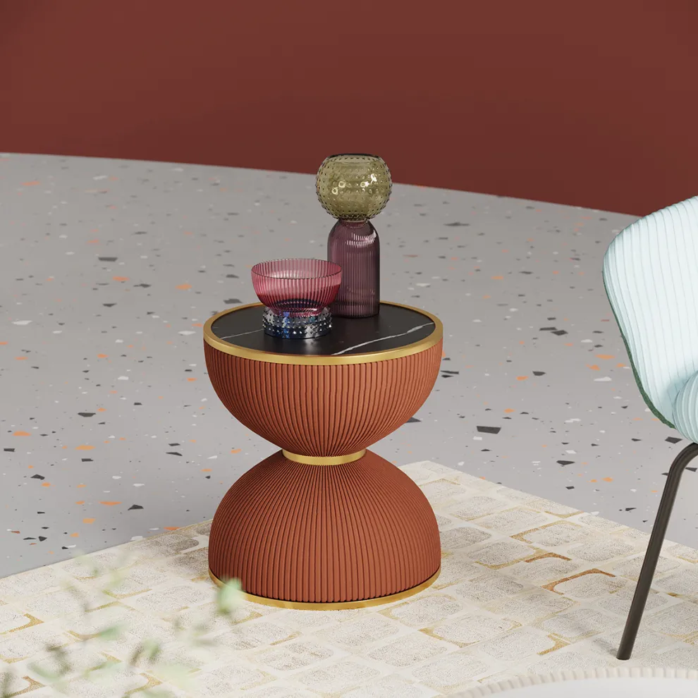 Bijzettafel Endless Vegas Orange 47cm