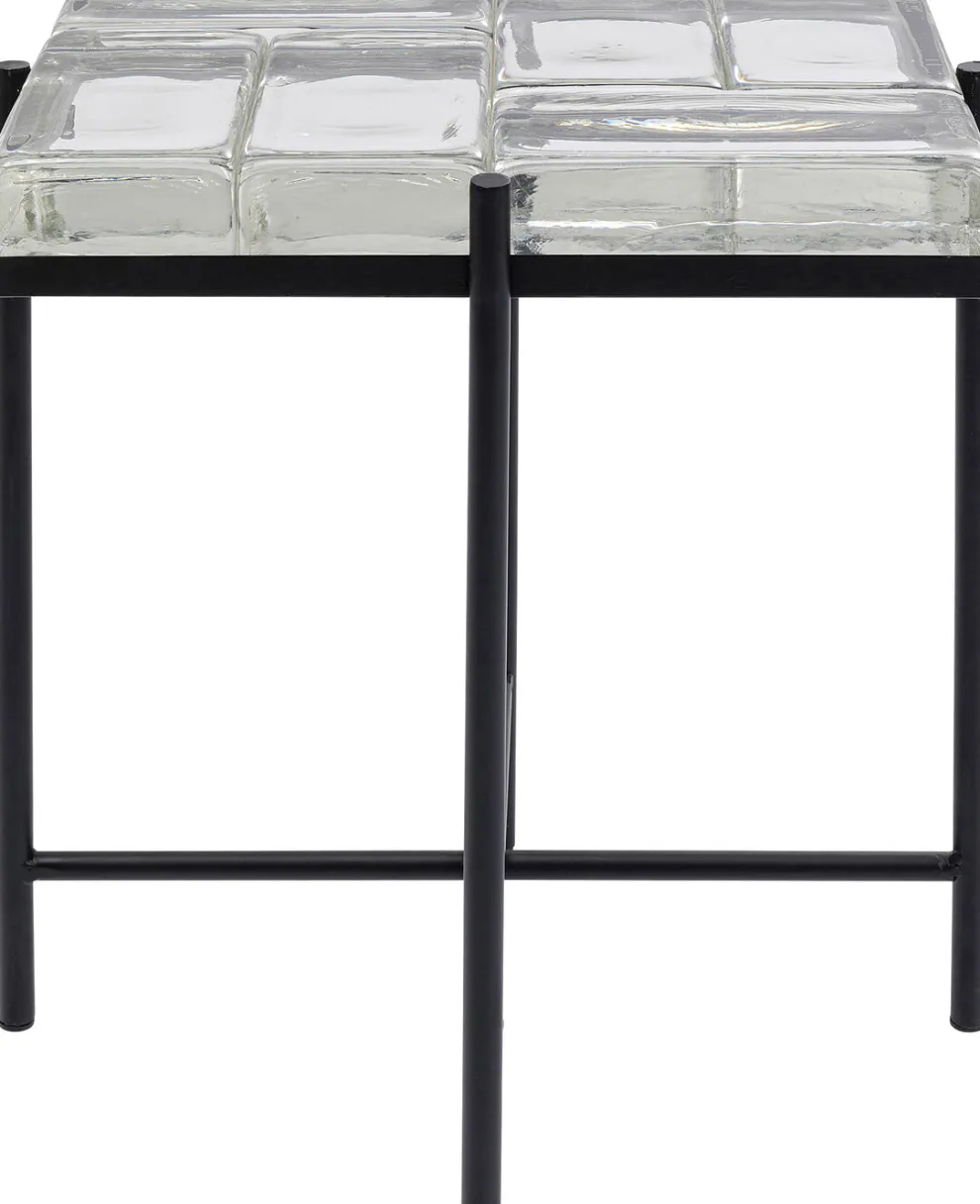 Bijzettafel Iceline Black 43x33cm