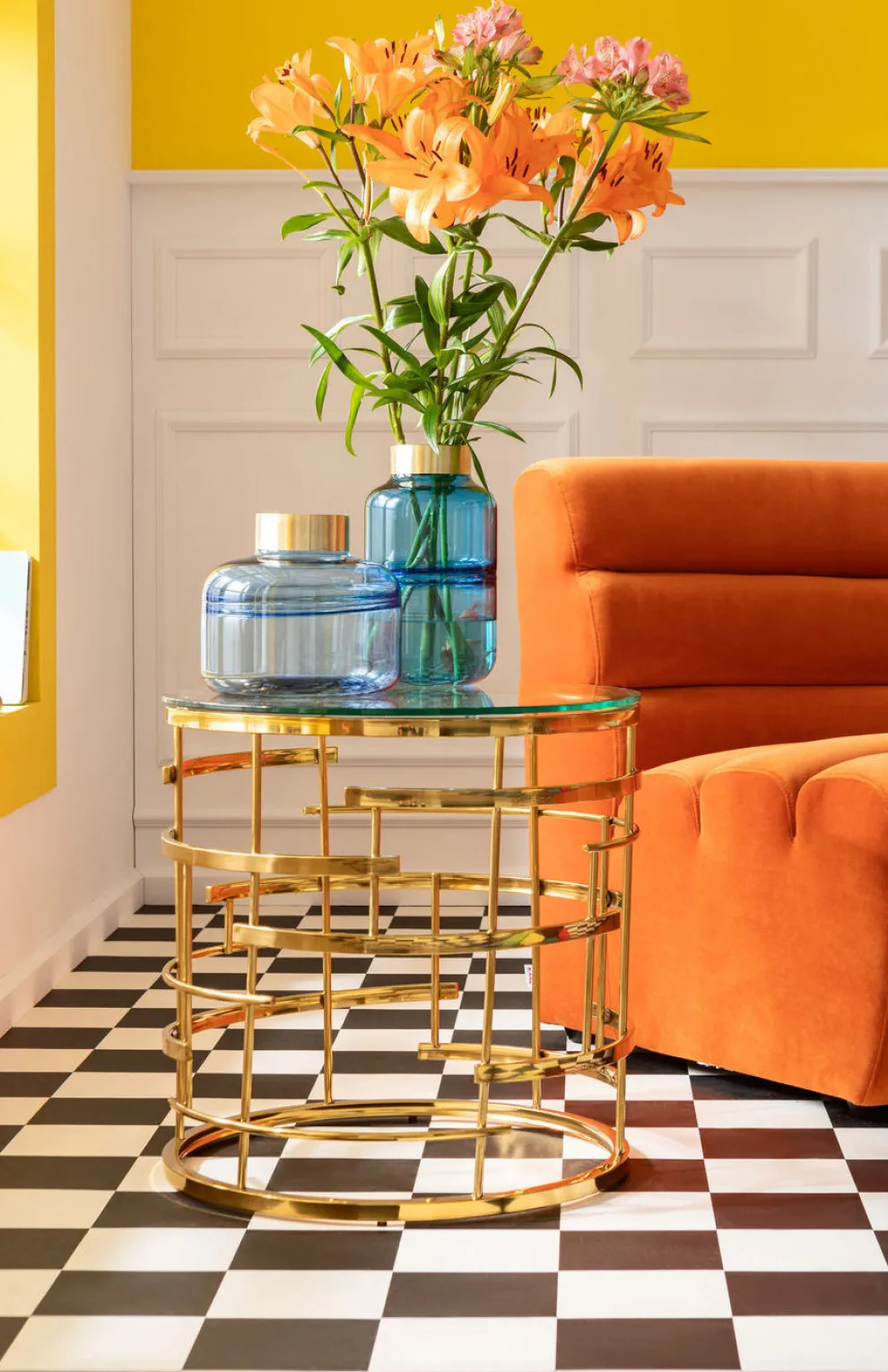 Bijzettafel Jupiter Goud Ø55cm