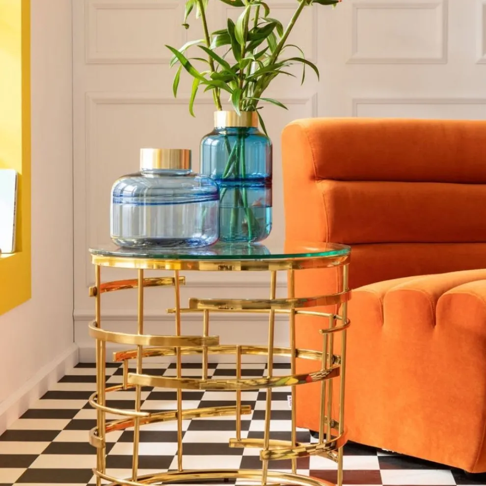 Bijzettafel Jupiter Goud Ø55cm