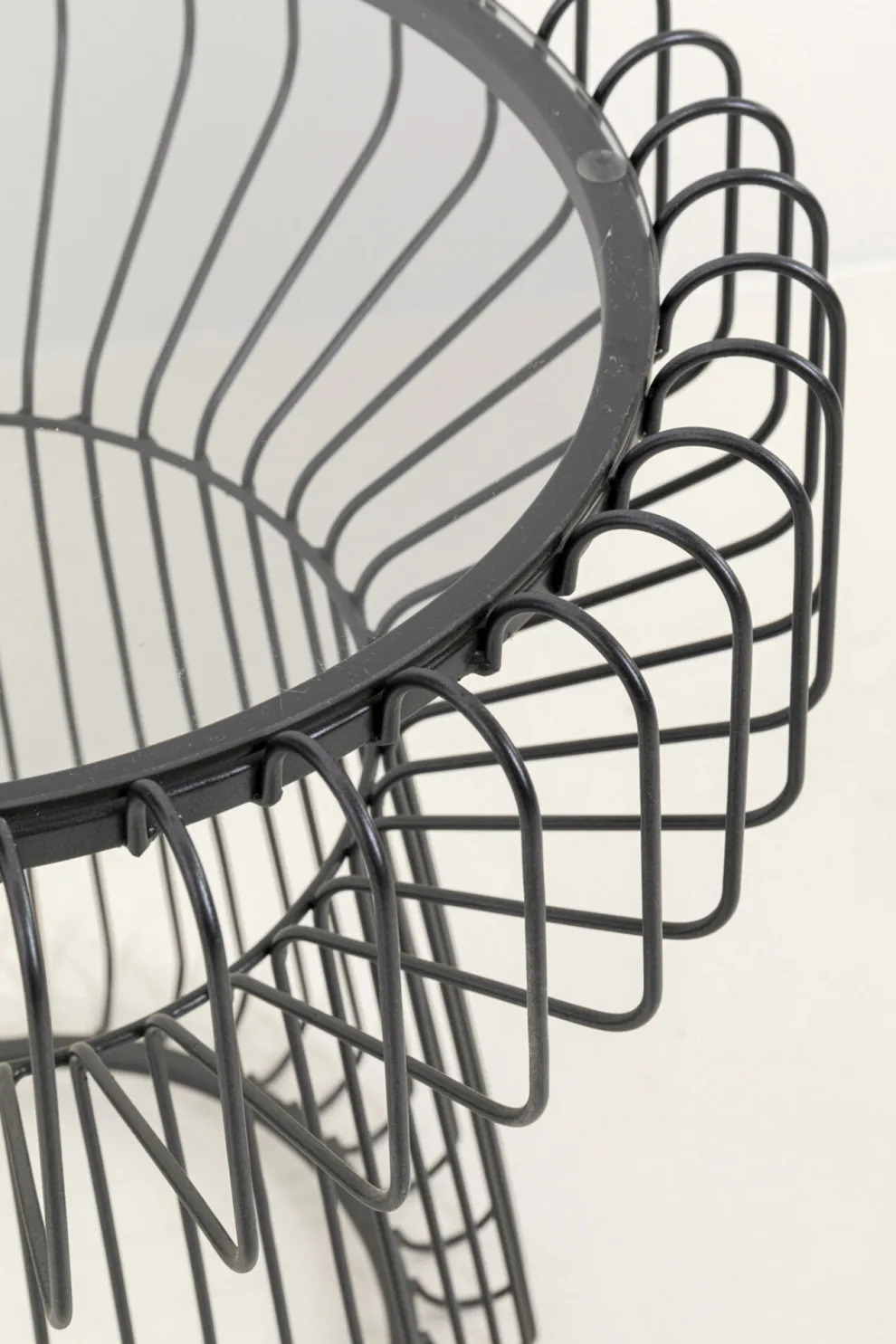 Bijzettafel Lisboa Zwart 38cm