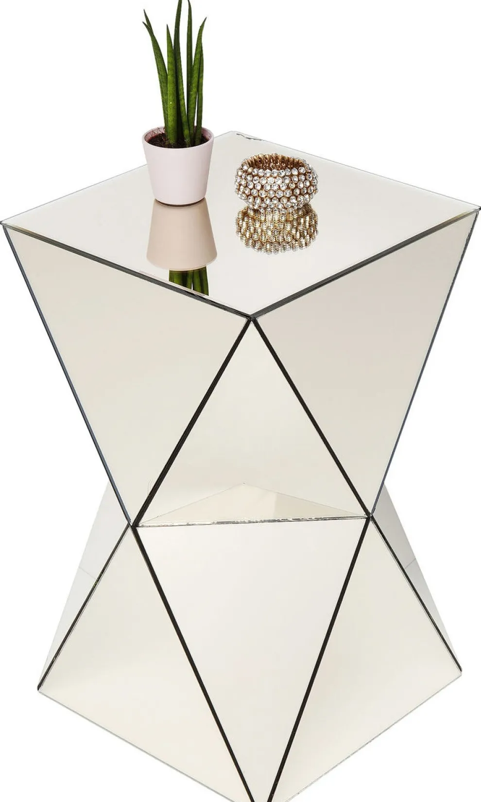 Bijzettafel Luxury Triangle Champagne