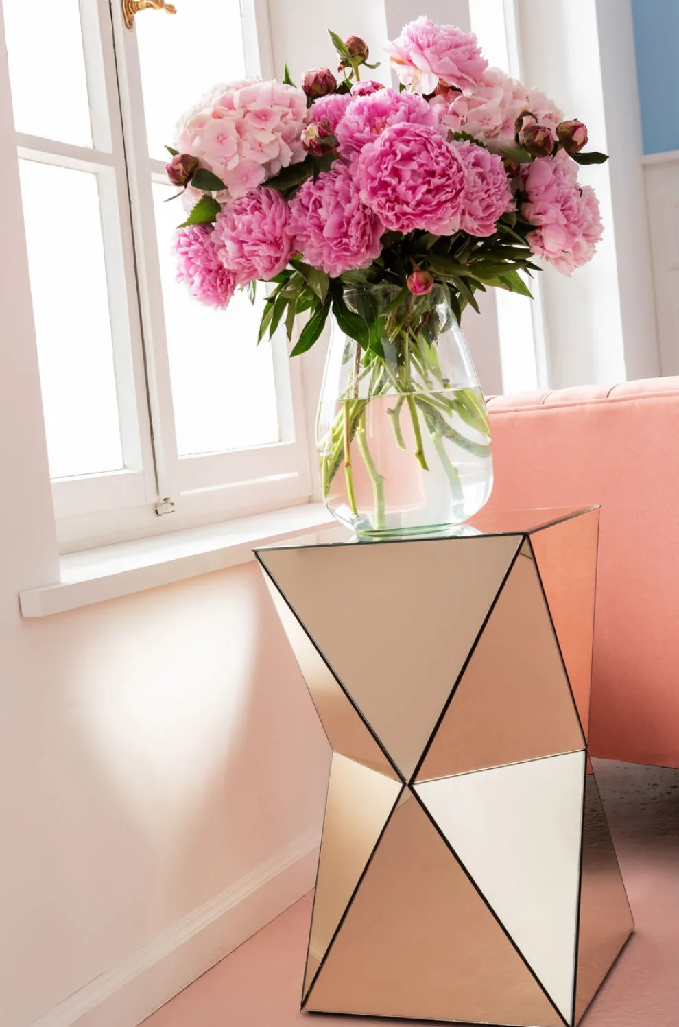 Bijzettafel Luxury Triangle Champagne