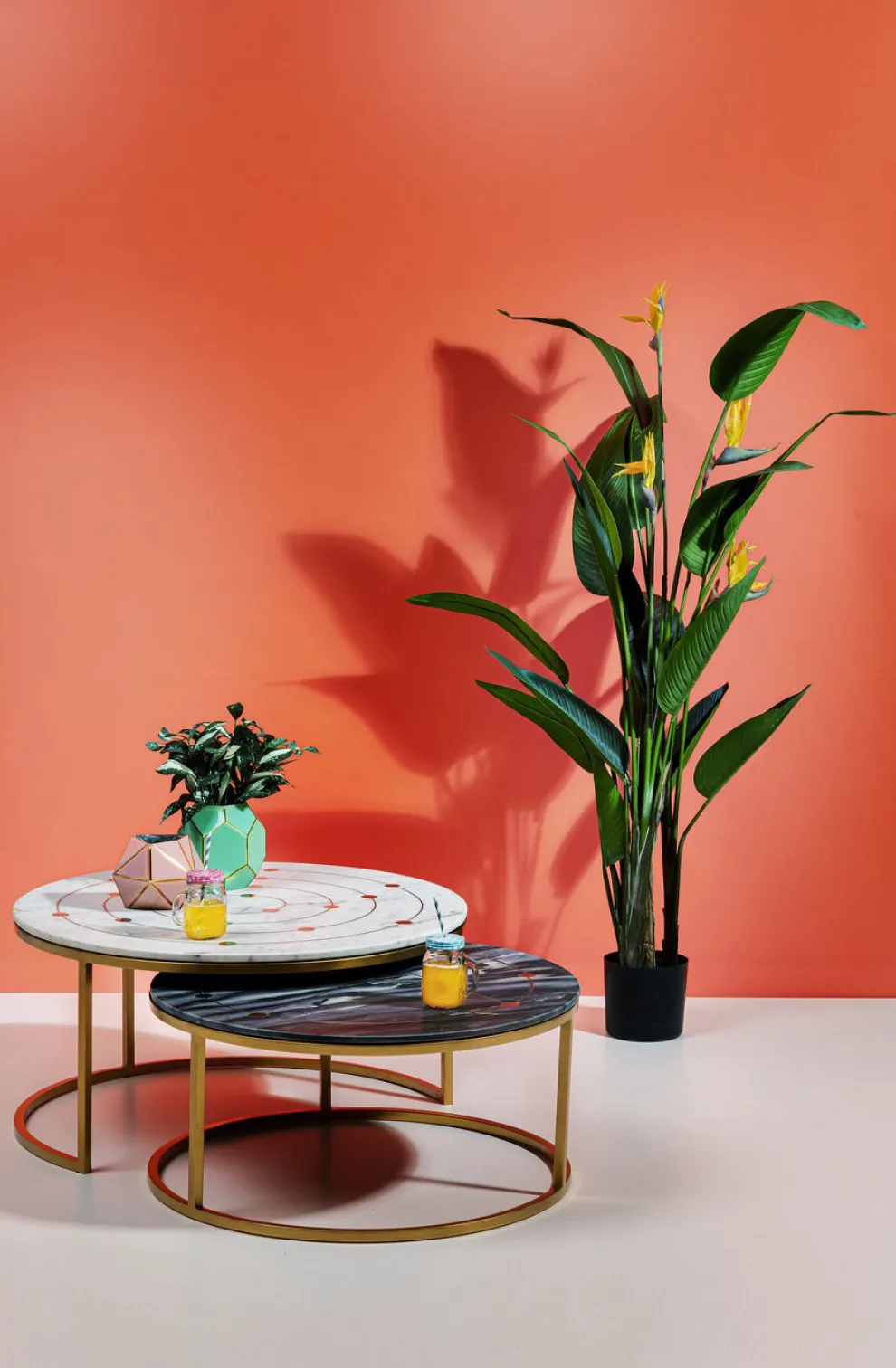 Bijzettafel Mystic Rond (2-delig) Ø90cm