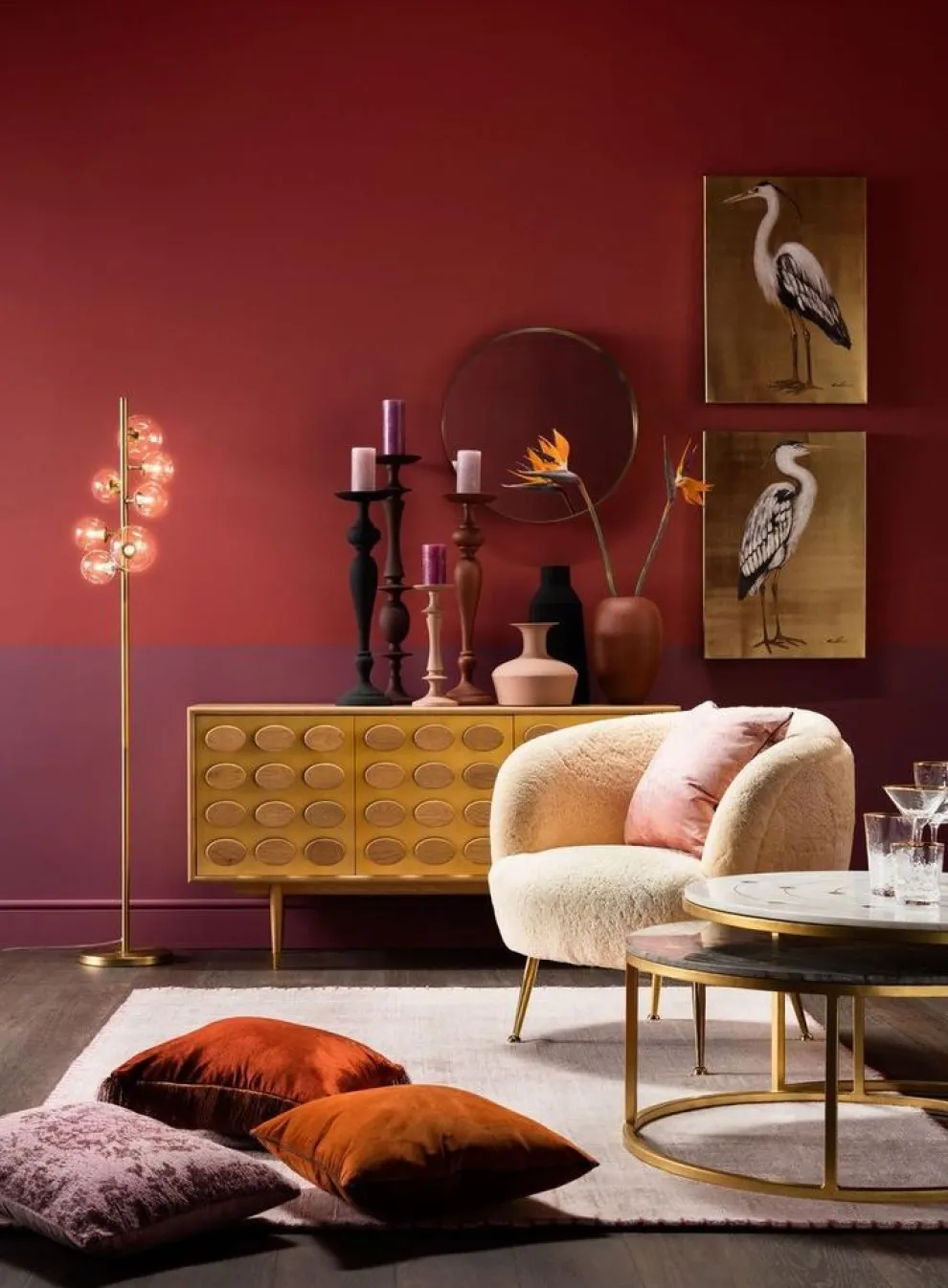 Bijzettafel Mystic Rond (2-delig) Ø90cm